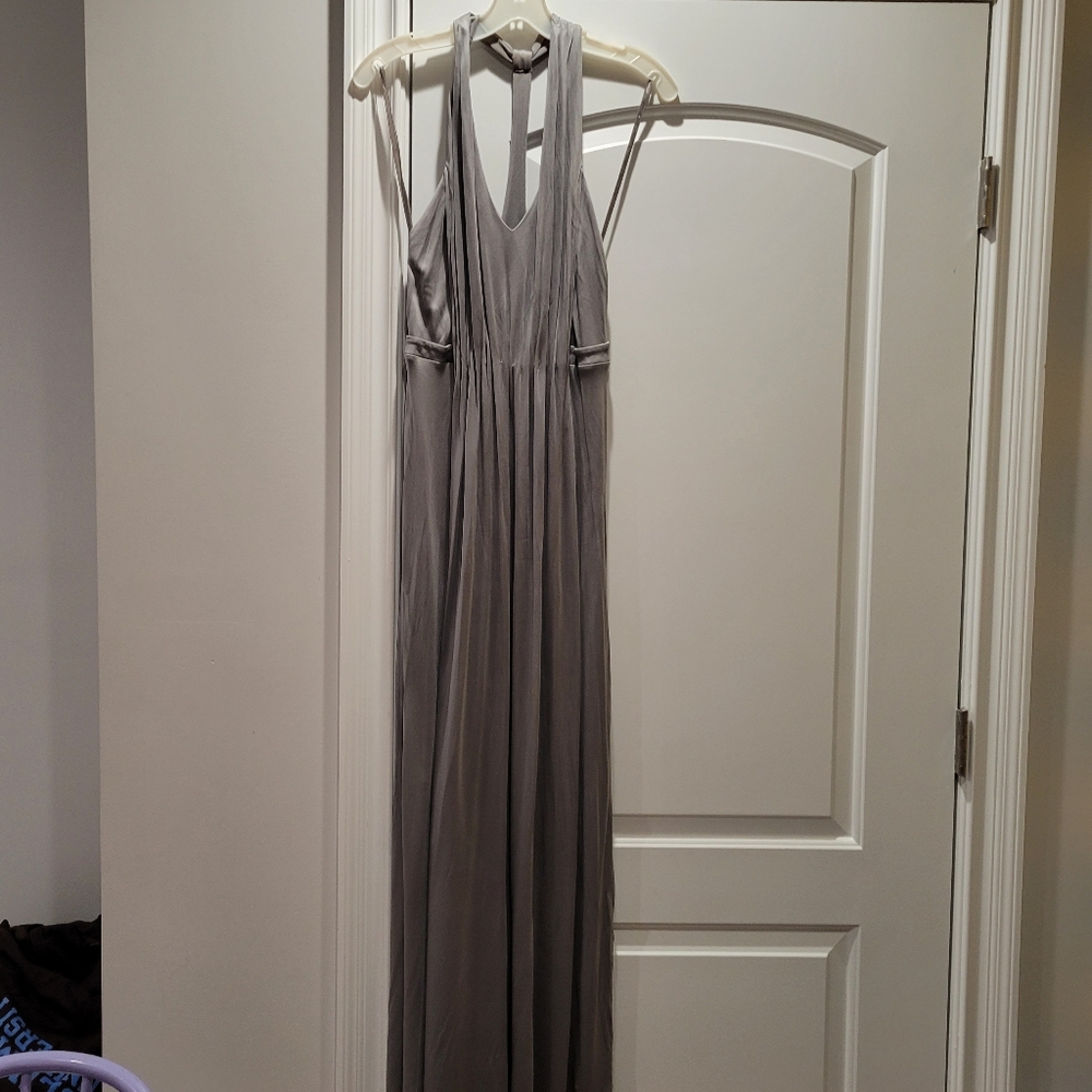Banana Republic Floor length Grey Dress
